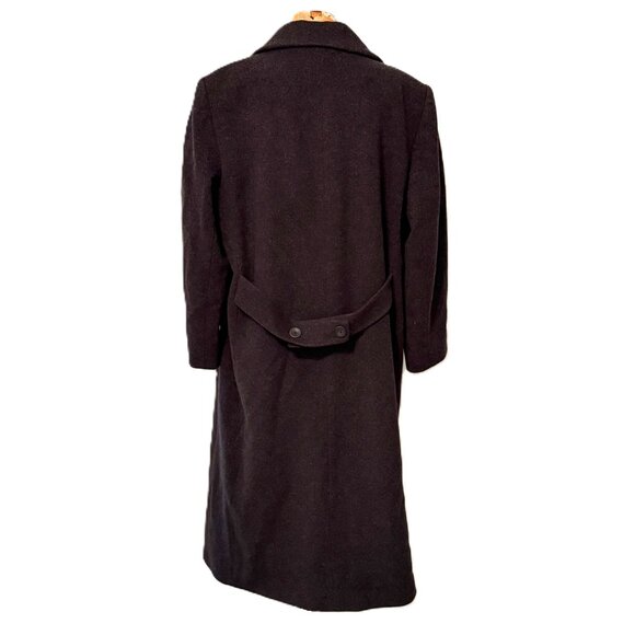 Forecaster Of Boston Womens Wool Cashmere Gray Long Coat 14 Classic Film Noir - Picture 5 of 9